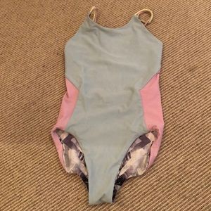 Ivivva reversible one-piece swimsuit